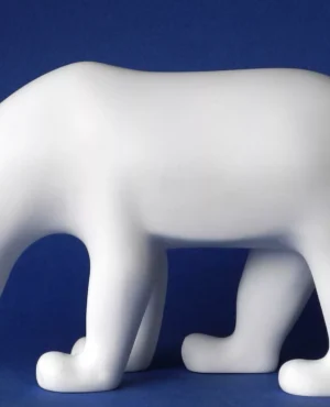 Pompon Ours Brun (blanc)