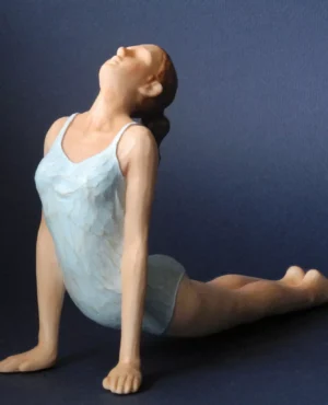 Yoga Cobra pose colour