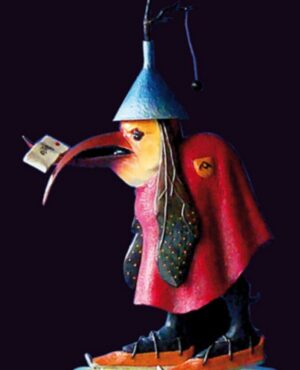Bird with Letter