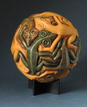 Sphere with reptiles