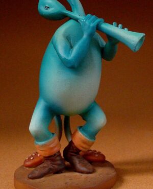 Blue Flutist