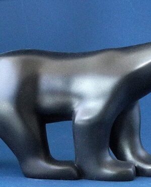 Ours blanc Polar Bear bronze