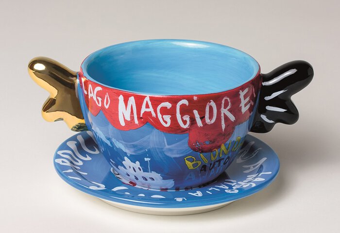 Cup & Plate, Blue - Image 3