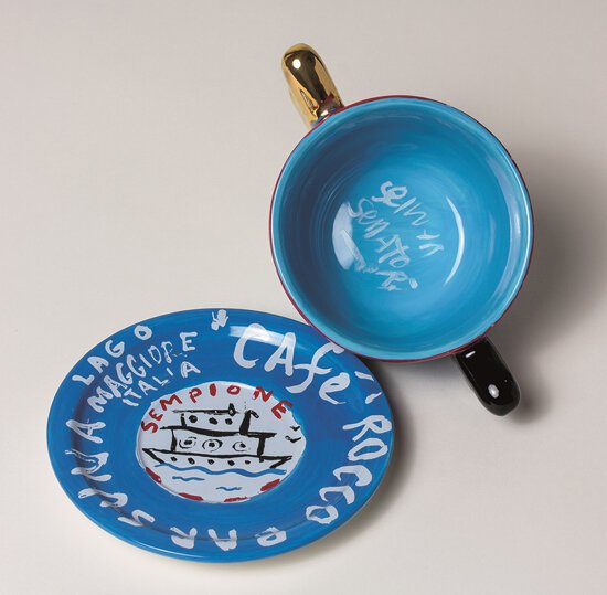 Cup & Plate, Blue - Image 2