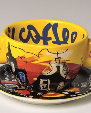 Tasse & Untertasse, Gelb