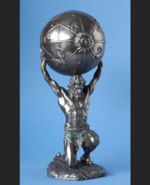 Atlas mit himmlischer Sphäre